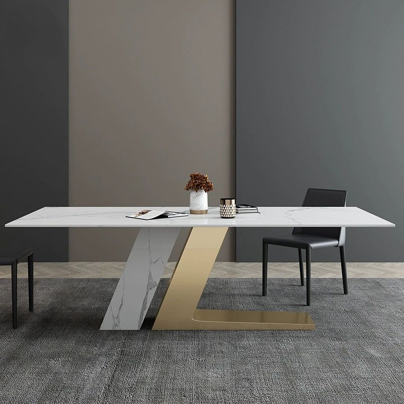 Contemporary 1/2/3/4/5/6/7 Pieces Dining Set Rectangle Dining Table Set Clearhalo 'Dining Room Sets' 'Dining Tables & Seating' 'dining_room_set' 'furn' 'furn_dining_room_set' 'Furniture' 'furniture_dining_room_set' 'Kitchen & Dining Furniture' 'kitchen&dining_furn' 'kitchen' 1200x1200_d8cb6e11-6113-451e-a7d2-7a3374223f49