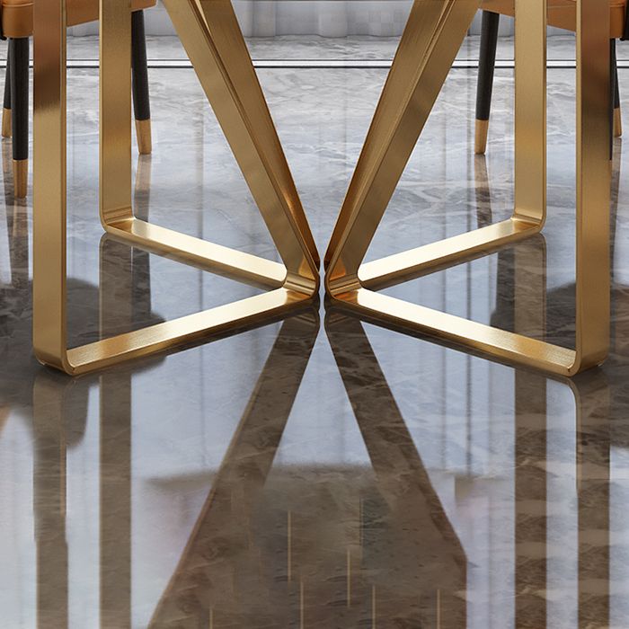 Round Furniture Luxury Style Marble Double Pedestal Dinner Table with Turntable Clearhalo ' dining_table' 'Dining Tables & Seating' 'Dining Tables' 'furn' 'furn_dining_table' 'Furniture' 'furniture_dining_table' 'Kitchen & Dining Furniture' 'kitchen&dining_furn' 'kitchen' 'kitchen_dining_table' 1200x1200_d8ce1d3e-7d56-40fc-83cd-3e60f9e14796