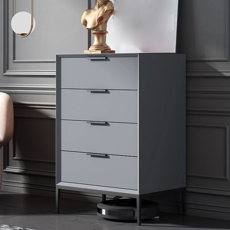 Contemporary Rectangle Accent Chest With3/4 Drawers and Straight Legs ...