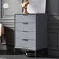 Contemporary Rectangle Accent Chest With3/4 Drawers and Straight Legs Clearhalo 'Cabinets & Chests' 'cabinets_chests' 'furn' 'furn_cabinets_chests' 'Furniture' 'Living Room Furniture' 1200x1200_d8d03de7-3e7a-41c4-8d71-1e7eb8f70282