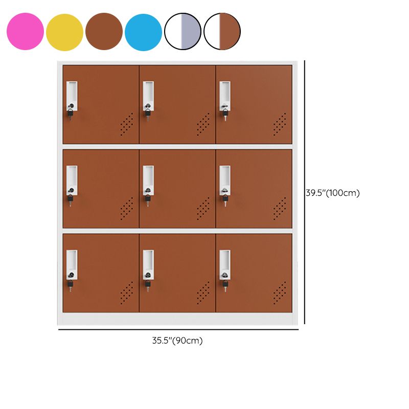 Gabinete de archivo industrial Gabinete de almacenamiento de bloqueo de metal para el hogar y la oficina