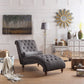 Modern Style Armless Chaise Living Room Faux Leather Chaise Lounge Clearhalo 'Chairs & Seating' 'Chaise Lounge' 'chaise_lounge' 'furn' 'furn_chaise_lounge' 'Furniture' 'Living Room Furniture' 1200x1200_d8d2a978-70cd-4cfb-b152-a15a71f4e469