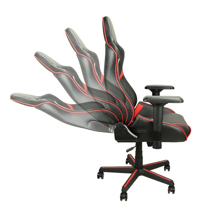 Ergonomische computerstoel met hoge rugleuning, eigentijds met kantelmechanisme