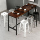 Industrial Footrest Iron Bar Stool Coffee Shop Square Counter Stools Clearhalo 'Bar Furniture' 'Bar Stools' 'bar_stools' 'Furniture' 'furniture_bar_stools' 'Kitchen & Dining Furniture' 1200x1200_d8d584b3-d291-4a5d-a3d5-20794dc166d2