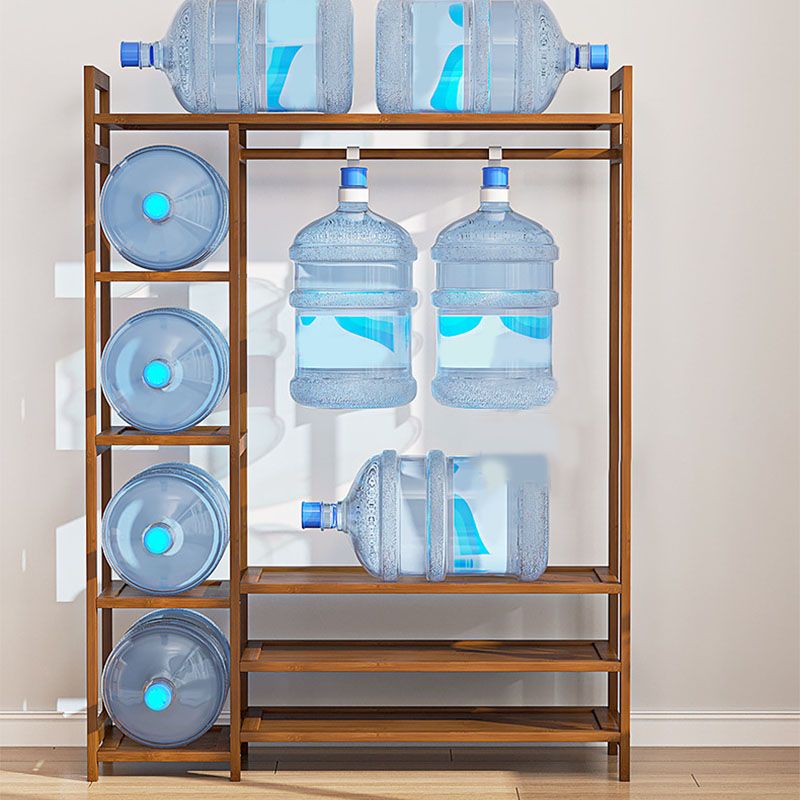 Applode in legno marrone stile moderno moderno planimetrino