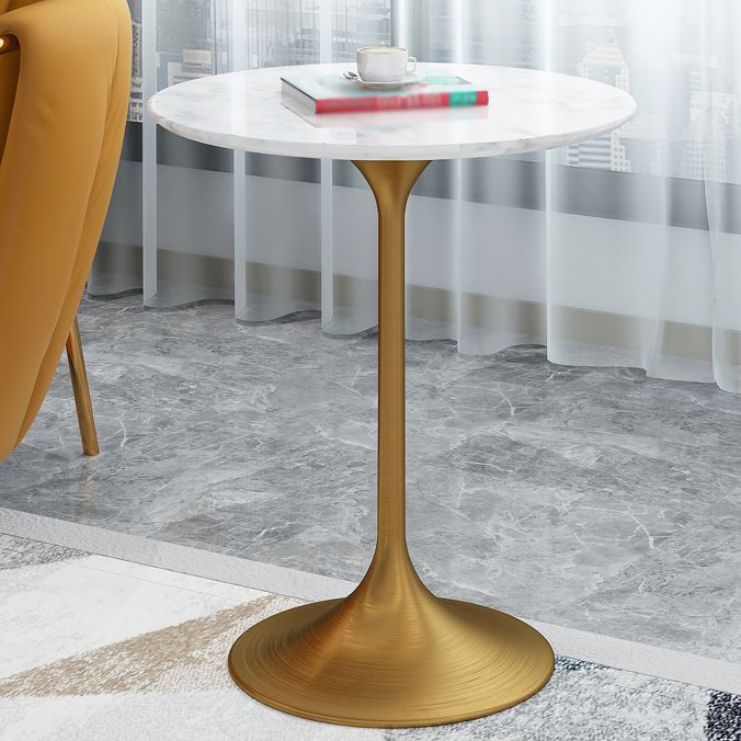Round Tulip Base Dining Table Traditional Luxury Stone Furniture for Dining Room Clearhalo ' dining_table' 'Dining Tables & Seating' 'Dining Tables' 'furn' 'furn_dining_table' 'Furniture' 'furniture_dining_table' 'Kitchen & Dining Furniture' 'kitchen&dining_furn' 'kitchen' 'kitchen_dining_table' 1200x1200_d8d771e9-48e7-4a14-a021-f2fadc3924a5