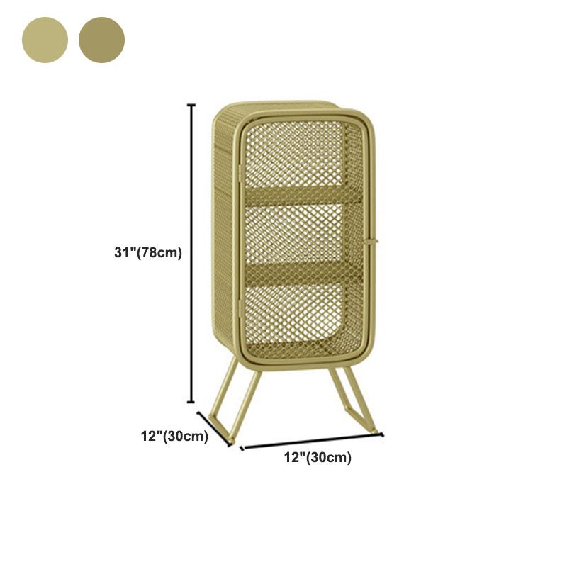 Glam Iron Standard Bookshelf Vertical Closed Back Bookshelf for Home Clearhalo 'Bookcases' 'furn' 'furn_bookcases' 'Furniture' 'furniture_bookcases' 'kitchen' 'kitchen_bookcases' 'Living Room Furniture' 'Office Furniture' 1200x1200_d8d88561-1a2a-43de-a9b3-0cc8aa858776