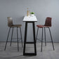 Bucket Dining Stools Contemporary Bar Stools with Metal Base