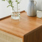Wicker & Rattan Moderner Nachttisch Massivholz Aufbewahrung Nachttisch