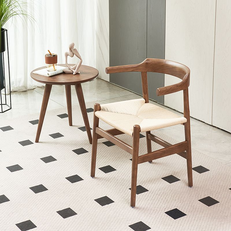 Stile contemporaneo aperto in legno solido casa usa la sedia da pranzo