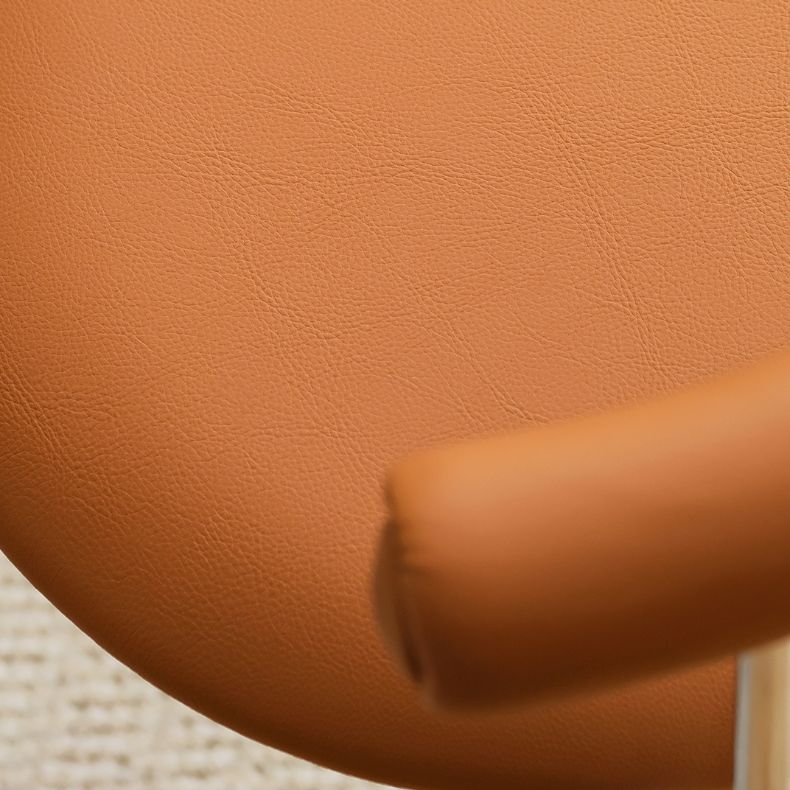 Modern Leather Side Chair Open Back Indoor Dining Chair for Home Clearhalo 'Dining Chairs' 'Dining Tables & Seating' 'dining_chair' 'furn' 'furn_dining_chair' 'Furniture' 'Kitchen & Dining Furniture' 1200x1200_d8df8321-9d52-4838-826e-3194ec4a6f0a