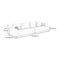 Modern Faux Leather Tuxedo Arm Standard Sofa with Bolster Pillows for Living Room Clearhalo 'furn' 'furn_sofas' 'Furniture' 'furniture_sofas' 'kitchen' 'kitchen_sofas' 'Living Room Furniture' 'Sofa' 'sofas' 1200x1200_d8e31f75-f561-4f9f-a8fe-e3cc248c7a3d