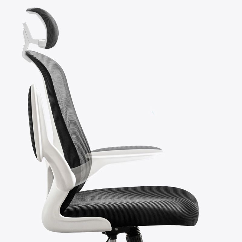 Chaise de bureau moderne à armes amovibles mécanisme inclinable chaise de diapositive ergonomique avec roues