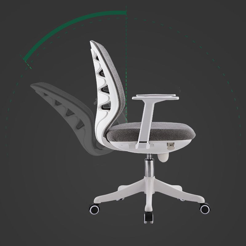 Contemporary Mid-Back Office Chair Gray Conference Fabric Swivel Chair Clearhalo 'furn' 'furn_office_chair' 'Furniture' 'Office Chairs' 'Office Furniture' 'office_chair' 1200x1200_d8e46346-df20-48ae-9d88-32fe57f0bdef