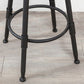 Tabouret de comptoir rotatif industriel sans bras, tabouret de Bar en fer avec pédale pour café