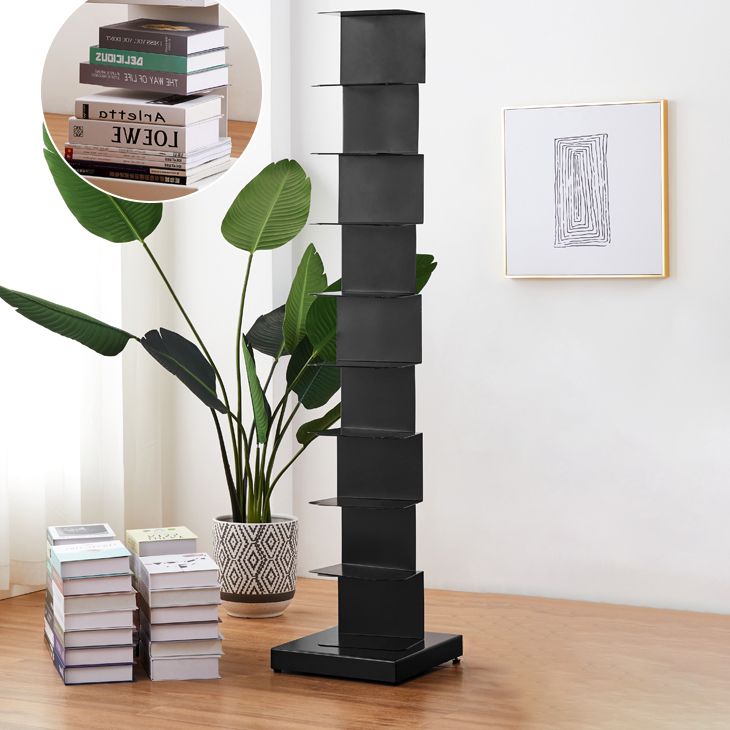 13.78 "W Bibs de bibliothèque contemporain bibliothèque invisible pour la maison de bureau