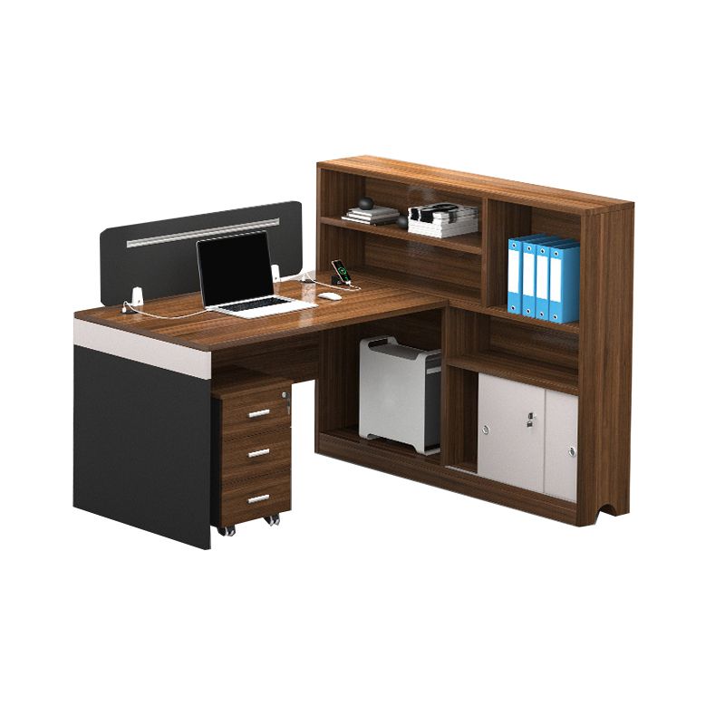 Cable Management Executive Desk Pedestal L-Shape Office Desk with Drawers Clearhalo 'furn' 'furn_office_desk' 'Furniture' 'Office Desks' 'Office Furniture' 'office_desk' 1200x1200_d8e5c855-605c-49a8-9359-fa1e67a65d53