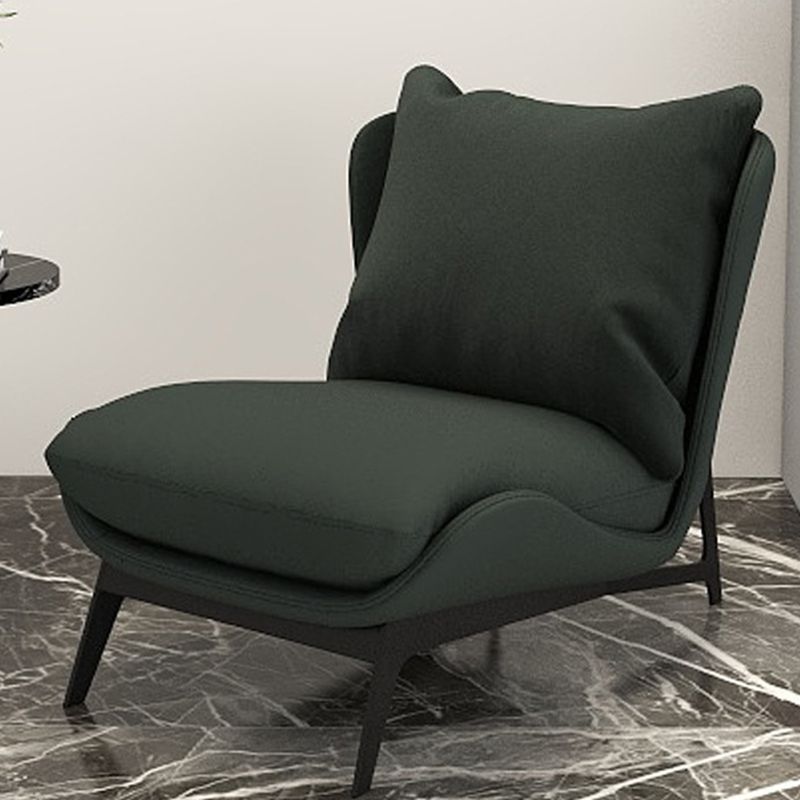 Armless Fixed Back Lounge Chair Living Room Chair with Black Legs Clearhalo 'Accent Chairs' 'accent_chairs' 'Chairs & Seating' 'furn' 'furn_accent_chairs' 'Furniture' 'Living Room Furniture' 1200x1200_d8e784f6-082f-4379-8f25-6ffb3e8b28e6