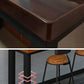 Pine Wood Bar Table Industrial Rectangle Bar Dining Table with Trestle Base Clearhalo 'Bar Furniture' 'Bar Tables' 'bar_tables' 'furn' 'furn_bar_tables' 'Furniture' 'furniture_bar_tables' 'Kitchen & Dining Furniture' 1200x1200_d8e9fc58-a3c0-4240-8c6e-8a3392145be8