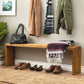 14.7" Wide Solid Wood Bench Natural Bedroom Entryway Bench with Wood Legs Clearhalo 'Benches' 'Chairs & Seating' 'furn' 'furn_benches' 'Furniture' 'Living Room Furniture' 1200x1200_d8ec3e3f-45a5-45df-9ef8-36062affe732