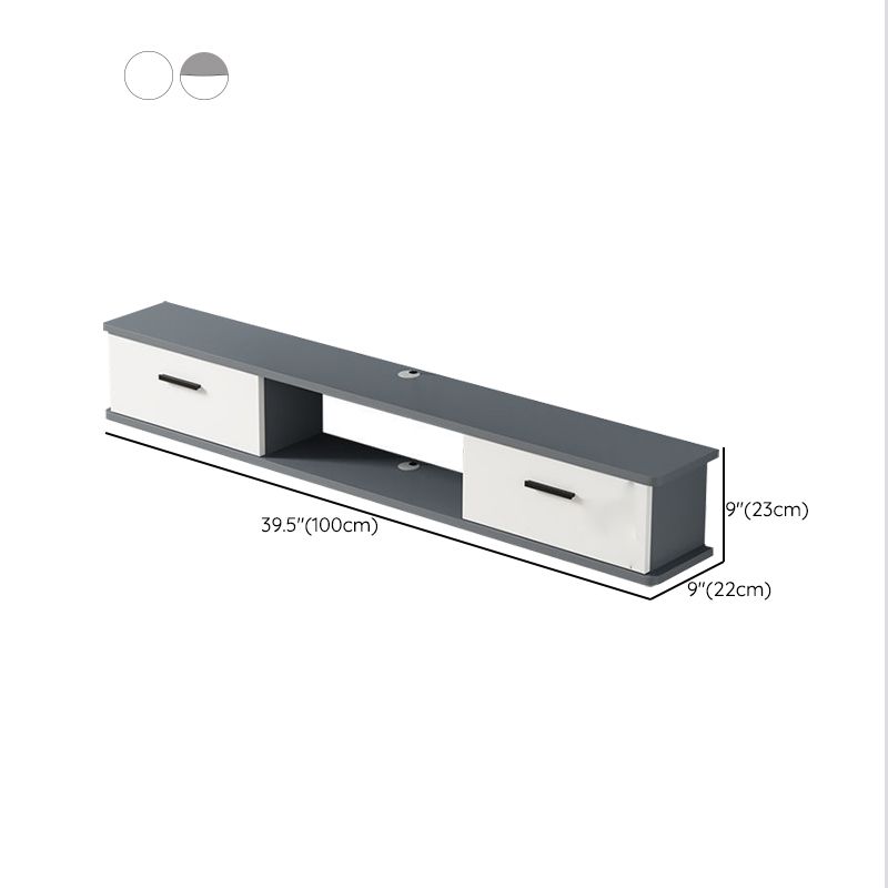 Contemporary Media Console Wooden TV Stand Console with Doors Clearhalo 'furn' 'furn_tv_stands_entertainment_centers' 'Furniture' 'Living Room Furniture' 'TV Stands & Entertainment Centers' 'TV Stands & Media Storage Furniture' 'tv_stands_entertainment_centers' 1200x1200_d8eda0f8-9abc-40c4-aa92-21c0e6f4b84d