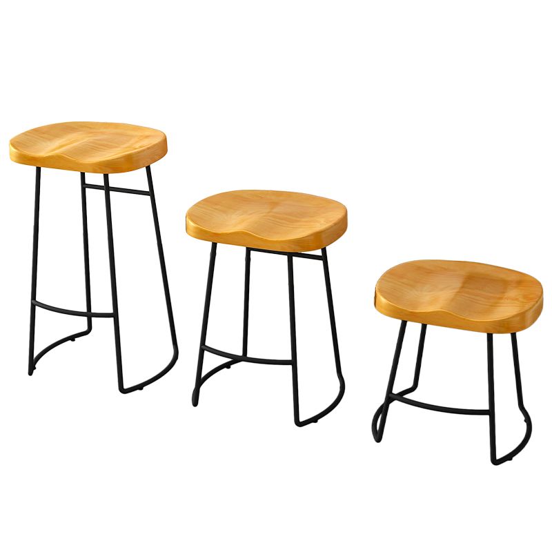 Modern Style Bar-stool with Footrest Sled Iron Legs Barstool for Restaurant Bar Clearhalo 'Bar Furniture' 'Bar Stools' 'bar_stools' 'furn' 'furn_bar_stools' 'furniture_bar_stools' 'Kitchen & Dining Furniture' 'kitchen&dining_furn' 'kitchen' 'kitchen_furn' Furniture' 1200x1200_d8ef8daf-bfa3-4b30-a582-378657d12f49