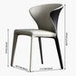 Contemporary Dining Chair Wingback Side Chair with 4 Metal Legs for Home Use Clearhalo ' kitchen&dining_furn' 'Dining Chairs' 'Dining Tables & Seating' 'dining_chair' 'furn' 'furn_dining_chair' 'Furniture' 'furniture_dining_chair' 'Kitchen & Dining Furniture' 'kitchen' 1200x1200_d8f073f5-f068-4d44-ba22-86748df52a64