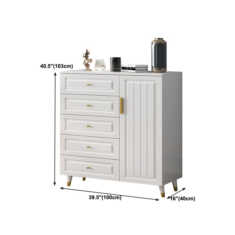 16 "D rangement en bois coffre moderne commode de rangement blanc de rangement pour chambre à coucher