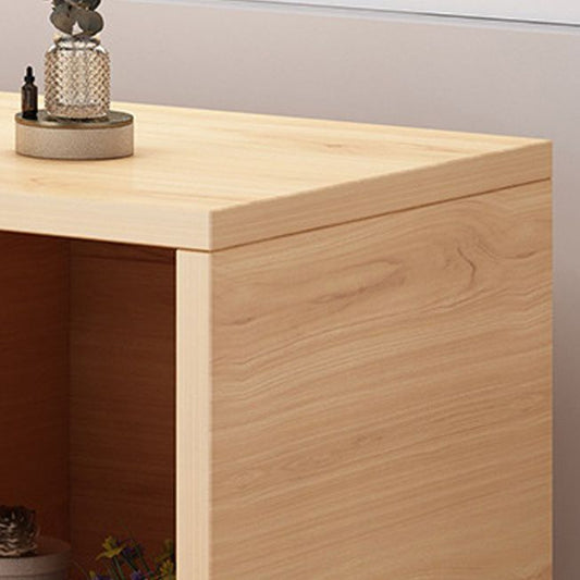 Console TV in legno alta da 11,8 pollici scandinave con spazio di archiviazione