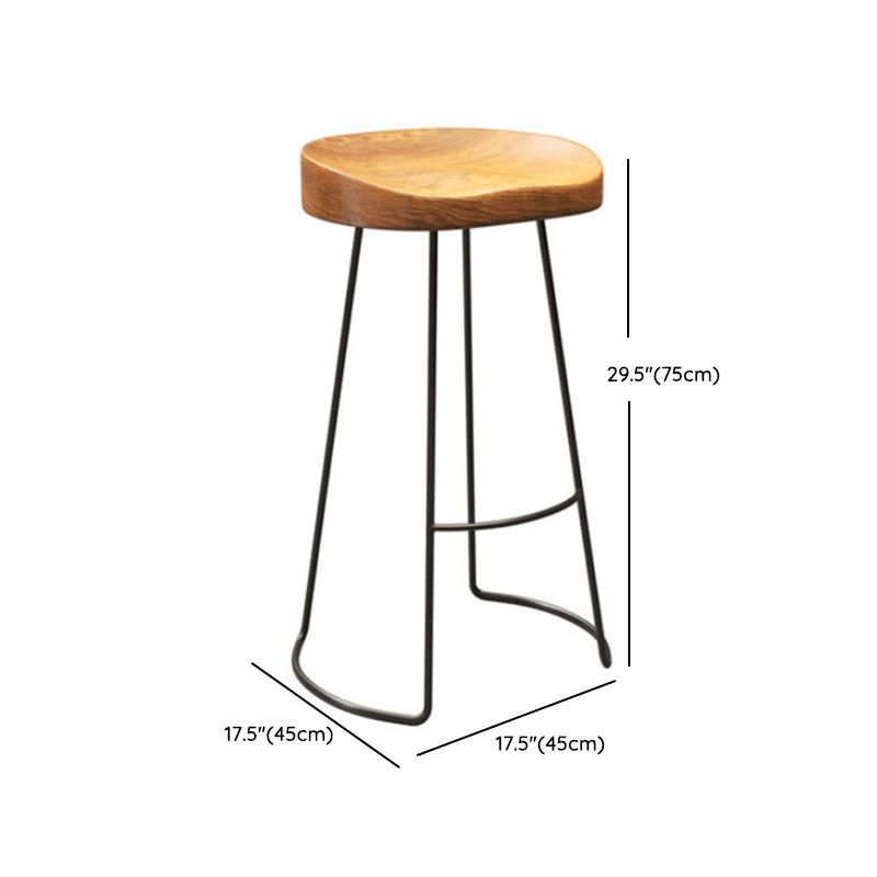 Industrial Rectangle Pub Table Set 1/2/5 Pieces Wooden Bar Table with Backless Stools Clearhalo 'Bar Furniture' 'furn' 'furn_home_bar_bar_sets' 'Furniture' 'Home Bars & Bar Sets' 'home_bar_bar_sets' 'Kitchen & Dining Furniture' 1200x1200_d8fbd2e8-7db2-4777-994f-8912ae40b385