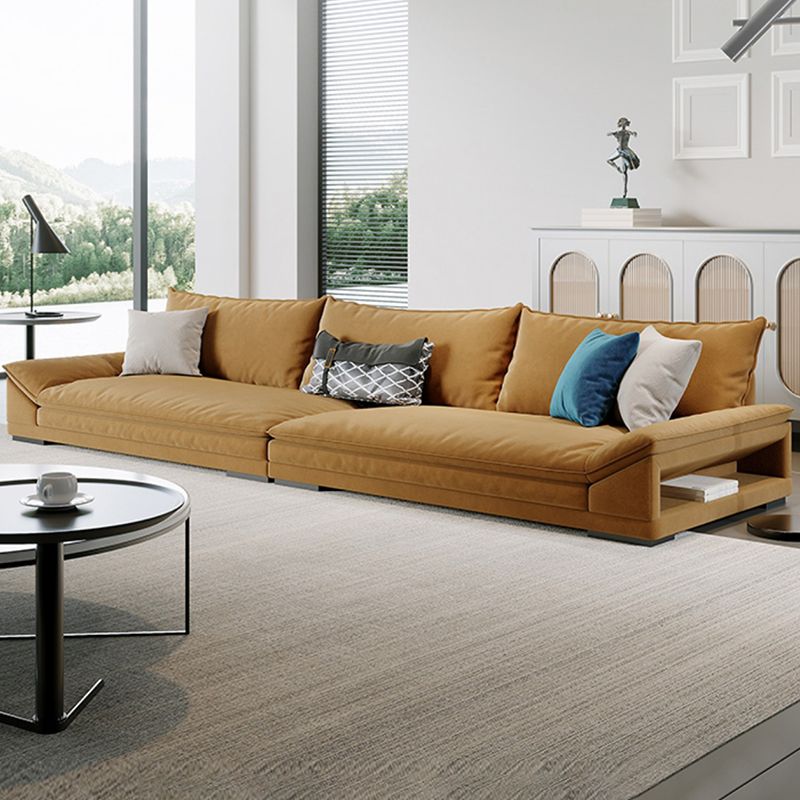 Stationary Living Room Standard Cushions Yellow Contemporary Seating