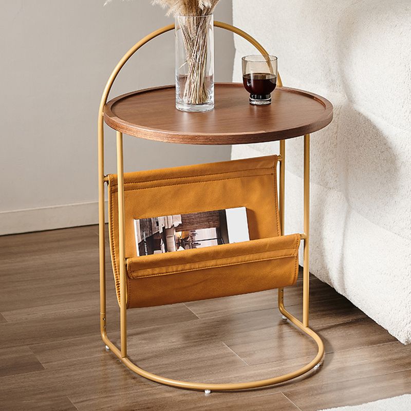 Brone Tray Top Corner Table Solid Wood Side Table with Storage Clearhalo 'Coffee & Accent Tables' 'End & Side Tables' 'end_side_tables' 'furn' 'furn_end_side_tables' 'Furniture' 'Living Room Furniture' 1200x1200_d8fef0fe-74f7-4cb5-ad2e-367695eeabbc