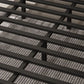 Modern Wire-Grid Metal Bed 78.74" L Bed Frame with Headboard Clearhalo 'Bedroom Furniture' 'Beds' 'furn' 'furn_beds' 'Furniture' 1200x1200_d9007ac5-00f5-440d-b601-53286e077c44