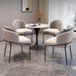 Modern Sintered Stone Dining Set Round 1/2/3/4/5 Pieces Dining Set for Home Use