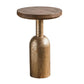 Rustic Iron Pedestal Round Wood Top Coffee Table - Distressed Surface Treatment Clearhalo 'Coffee & Accent Tables' 'Coffee Tables' 'coffee_tables' 'furn' 'furn_coffee_tables' 'Furniture' 'Living Room Furniture' 1200x1200_d9024ea6-6d19-430f-85eb-26ccc551006a
