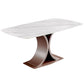 Traditional Luxury Dining Table White Rectangle Sintered Stone Table with Rose Gold Frame Clearhalo ' dining_table' 'Dining Tables & Seating' 'Dining Tables' 'furn' 'furn_dining_table' 'Furniture' 'furniture_dining_table' 'Kitchen & Dining Furniture' 'kitchen&dining_furn' 'kitchen' 'kitchen_dining_table' 1200x1200_d9054aa0-9049-4556-9b0b-5212bfa9f635