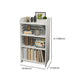 11.81"W Bookcase Contemporary Style Pure White Bookshelf for Home Office Clearhalo 'Bookcases' 'furn' 'furn_bookcases' 'Furniture' 'furniture_bookcases' 'Office Furniture' 1200x1200_d9057919-b844-4b79-9987-db4761a118f9