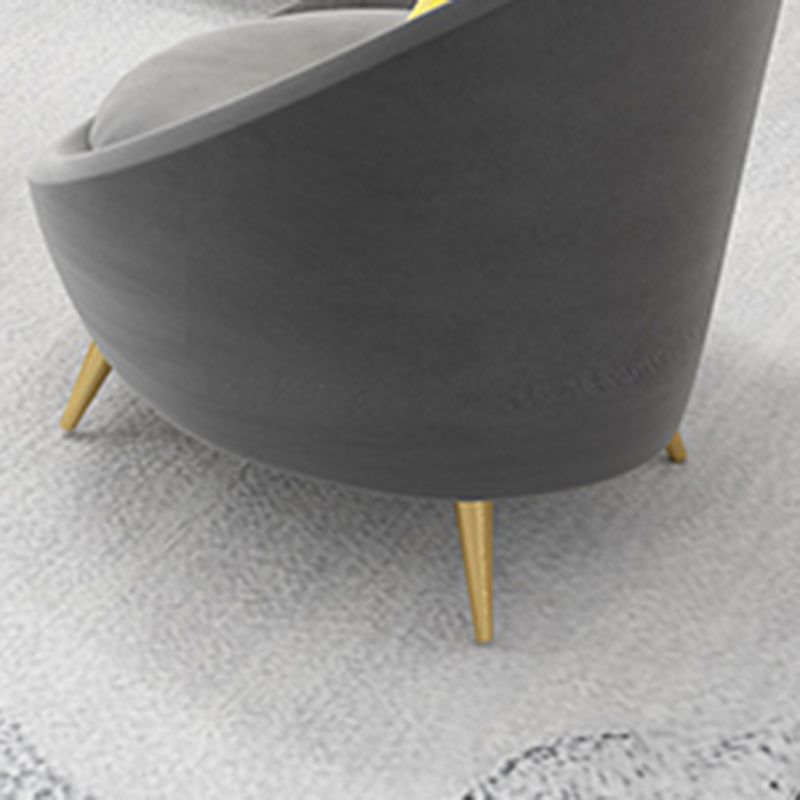 Velvet Sloped Arm Sofa Contemporary Standard Sofa with Sewn Pillow Back Clearhalo 'furn' 'furn_sofas' 'Furniture' 'Living Room Furniture' 'Sofa' 'sofas' 1200x1200_d9057d5c-19a9-4144-a68e-be865f58f692