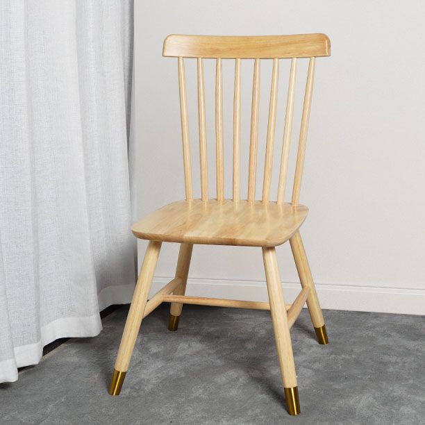 Contemporary Wood Chair Windsor Back Side Chair in Matte Finish for Home Clearhalo 'Dining Chairs' 'Dining Tables & Seating' 'dining_chair' 'furn' 'furn_dining_chair' 'Furniture' 'Kitchen & Dining Furniture' 1200x1200_d906228d-706f-4a4f-9dc8-cc10eb1a2c97
