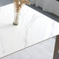 Industrial Style Dinner Table Stone Rectangle Dining Site Table in White Clearhalo 'Dining Tables & Seating' 'Dining Tables' 'dining_table' 'furn' 'furn_dining_table' 'Furniture' 'Kitchen & Dining Furniture' 1200x1200_d9068e94-3a88-4061-a4e5-b919ce99afe6