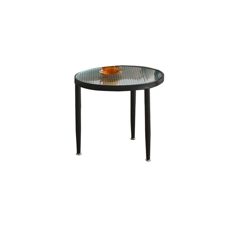 Clear Glass Top Round Coffee Table 3 Legs Cocktail Nesting Table Set Clearhalo 'Coffee & Accent Tables' 'Coffee Tables' 'coffee_tables' 'furn' 'furn_coffee_tables' 'Furniture' 'Living Room Furniture' 1200x1200_d9071e08-f979-4081-a7b0-d6649417cc1c