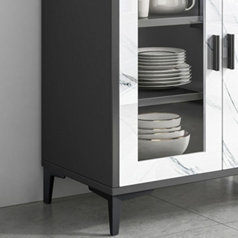 Contemporary Style Buffet Sideboard Wood Sideboard with Cabinets Clearhalo 'buffet_sideboard' 'Buffets & Sideboards' 'furn' 'furn_buffet_sideboard' 'Furniture' 'Kitchen & Dining Furniture' 1200x1200_d908dc29-368f-45e0-a8fb-a4634bbc0520