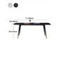 Contemporary Stone Dining Table Black Rectangle Dining Table with 4 Wood Legs Clearhalo 'Dining Tables & Seating' 'Dining Tables' 'dining_table' 'furn' 'furn_dining_table' 'Furniture' 'furniture_dining_table' 'Kitchen & Dining Furniture' 'kitchen' 'kitchen_dining_table' 1200x1200_d9090b83-579c-4bd1-b14c-db8e1304a47c