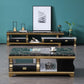 Glam TV Media Stand Open Storage Stand Console with 3 Drawers Clearhalo 'furn' 'furn_tv_stands_entertainment_centers' 'Furniture' 'Living Room Furniture' 'TV Stands & Entertainment Centers' 'TV Stands & Media Storage Furniture' 'tv_stands_entertainment_centers' 1200x1200_d90a6bc4-7271-4f74-b0f8-06878daefb12