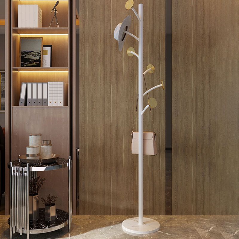 MODERNA IN ACCIAIO AUSCITALE STAND STANTE MONTRO MONTRO DELL'ALTA ALTA DEGLI 70,87 "con base di marmo