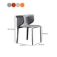 Contemporary Metal Dining Room Chairs Arm Leather Dining Chairs for Home Use Clearhalo 'Dining Chairs' 'Dining Tables & Seating' 'dining_chair' 'furn' 'furn_dining_chair' 'Furniture' 'Kitchen & Dining Furniture' 1200x1200_d90cfd91-2580-469b-ae04-bfdc54ef2b07