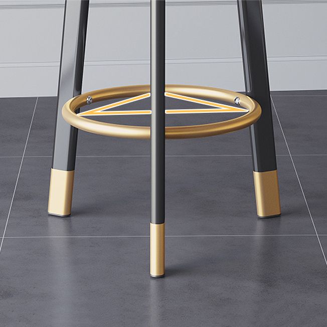 Modern Armless Counter Stool Wood Household Bar Stool with Cushion and Pedal Clearhalo 'Bar Furniture' 'Bar Stools' 'bar_stools' 'furn' 'furn_bar_stools' 'furniture_bar_stools' 'Kitchen & Dining Furniture' 'kitchen&dining_furn' 'kitchen' 'kitchen_furn' Furniture' 1200x1200_d90d29f9-73c9-4761-aa8d-001d2b53db3d