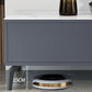 Glam Glass Top Media Console TV Stand Engineered Wood TV Console Clearhalo 'furn' 'furn_tv_stands_entertainment_centers' 'Furniture' 'Living Room Furniture' 'TV Stands & Entertainment Centers' 'TV Stands & Media Storage Furniture' 'tv_stands_entertainment_centers' 1200x1200_d90e7a02-944f-4172-be84-1c435b25c429
