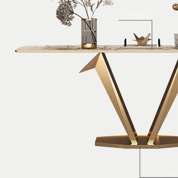 Tavolo della console del rettangolo contemporaneo Tavolo di divano di divano per sala