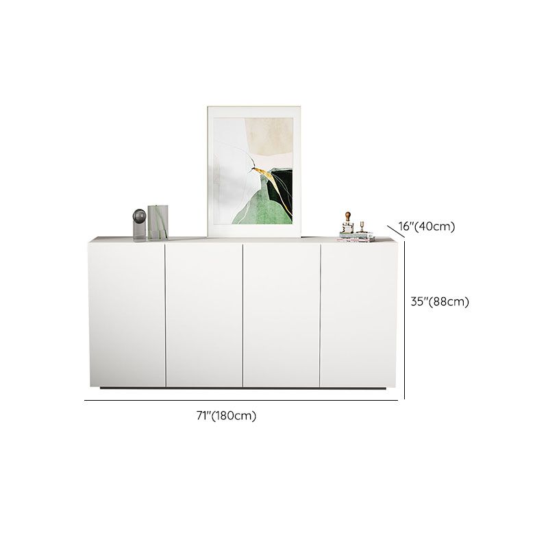 Stello contemporaneo di cabinediettiere bianco 34.6 ".